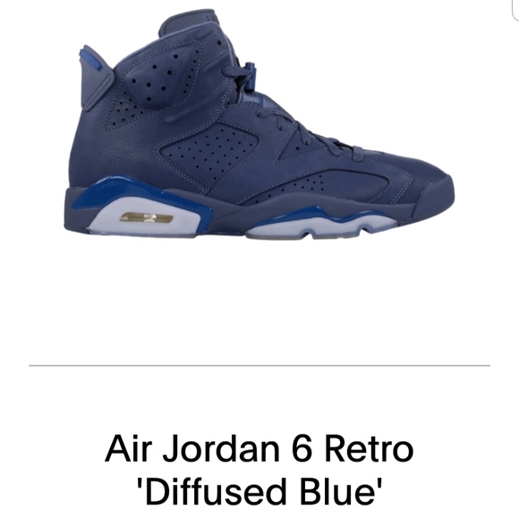Jordan Other - Like New Air Jordan 6 Retro 'Diffused Blue' Men's Size 9